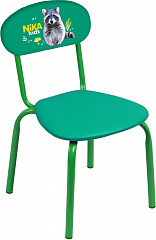 СТУ6 Детский стул (4шт.) (с енотом изумрудный 
(моющ. ткань)) - Цвет изумрудный - Картинка #1